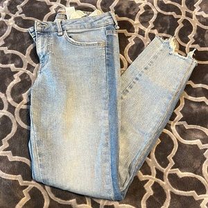 ZARA, Basic Denim, Blue Jeans, US 4